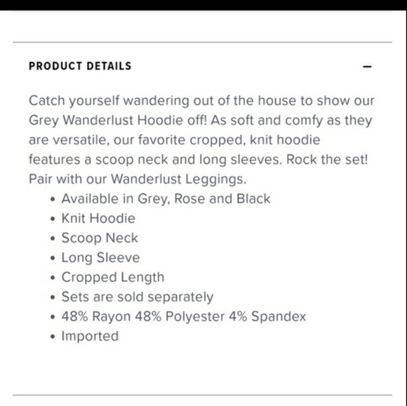 Heather Grey Hoodie Crop Leggings Set - Picture 4 of 4